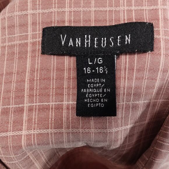 VAN HEUSEN RAYON BLEND SHORT SLEEVE BUTTON DOWN HAWAIIAN SHIRT MENS SZ L - Picture 6 of 7